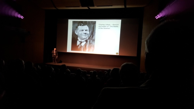 Alastair Fraser introducing the screening