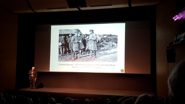 Alastair Fraser introducing the screening