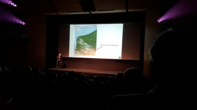 Alastair Fraser introducing the screening